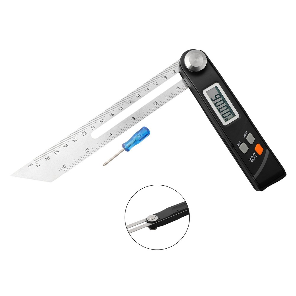 Digital Angle Ruler 140 * 27 * 21mm Digital Protractor Electronic Level