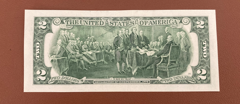 Sequential Uncirculated Two Dollar Bills, $2, Set 2017A