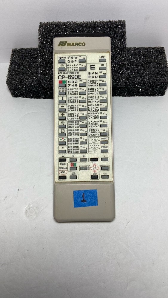 Remote Control for Marco CP-690E Auto Projector
