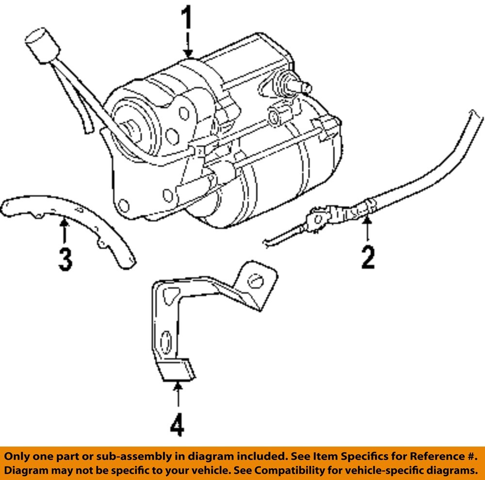 CHRYSLER OEM 05-19 300 Electrical Starter-Front Bracket 4608997AF