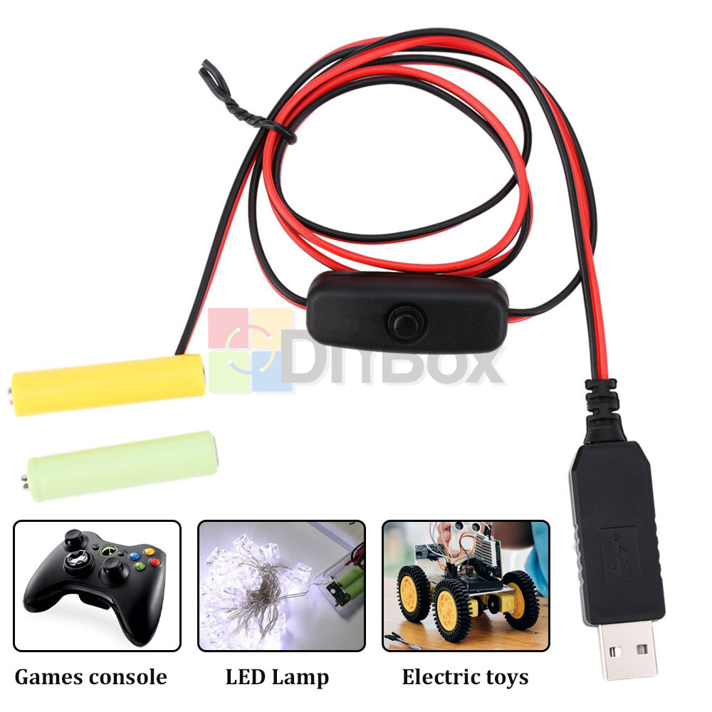 4.5V 3V AAA Battery Eliminator Dummy Battery Adapter for Replace AAA AA Battery