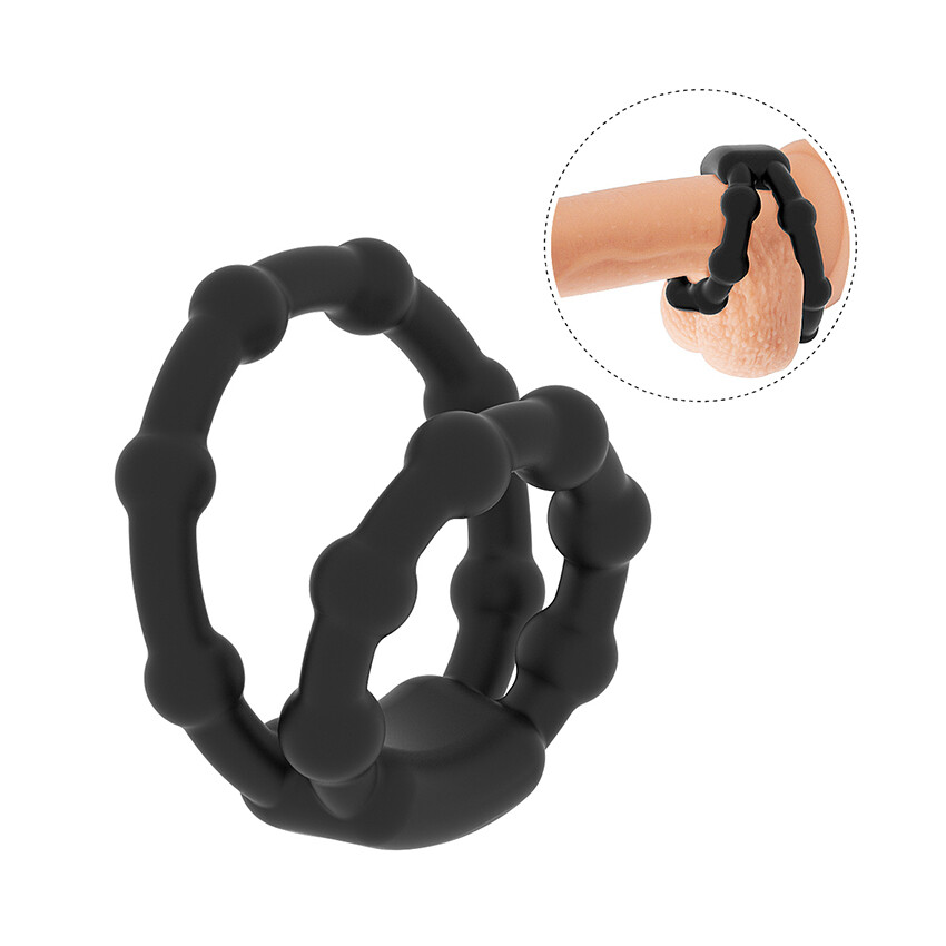 Ball-Scrotum-Stretcher-Ring-Penis Enhancer Delay Ejaculation Reusable for MEN