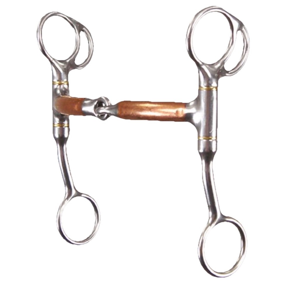 Reinsman Tom Thumb 1/2 Smooth Copper Snaffle Bit 427