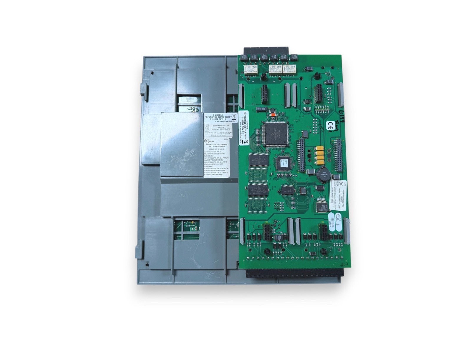 EST Edwards 3-LCDXL + 3-CPU3 Fire Alarm Control Panel Board + Display