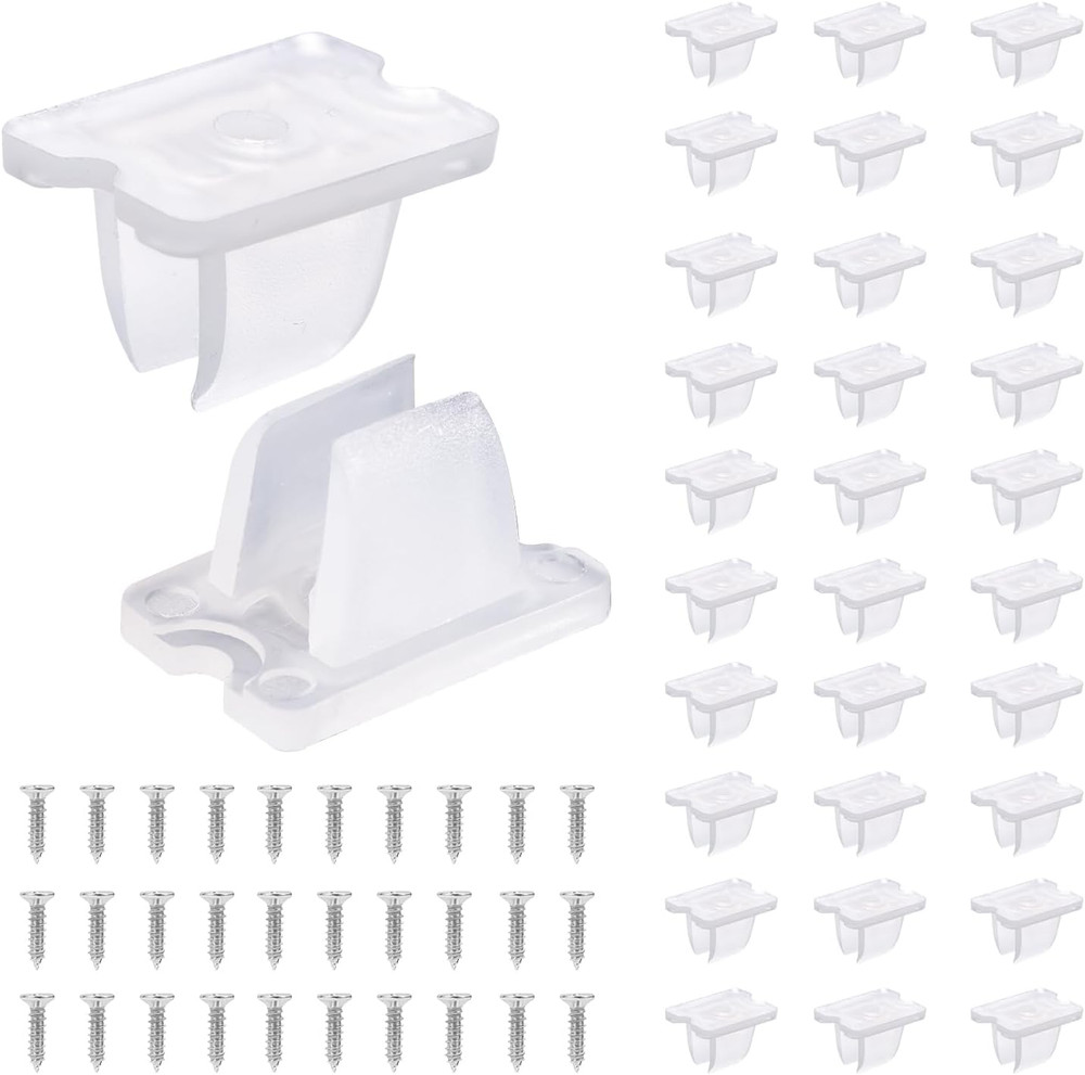 30Pcs Led Light Clips, Led Strip Light Clips Led Strip Light Holder Mounting Cli