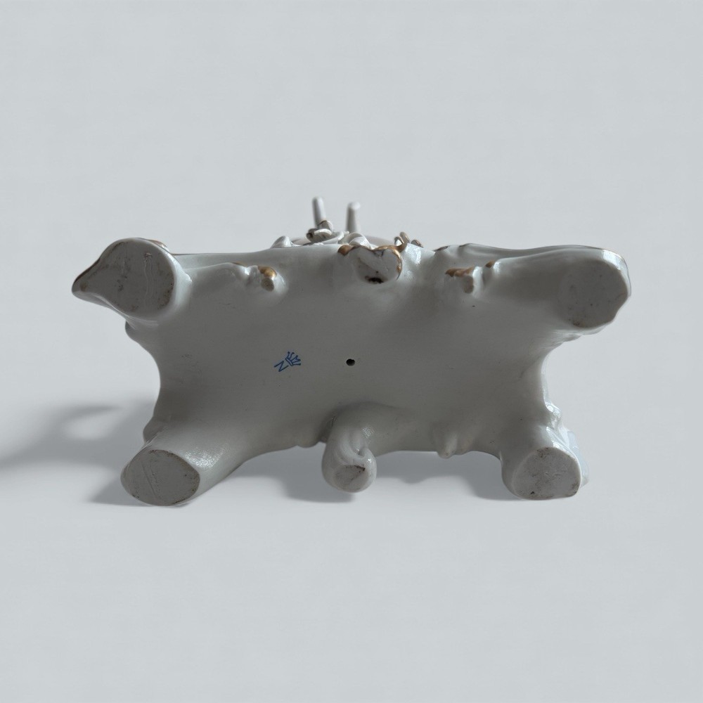 Capodimonte Baroque Porcelain Mantel Clock