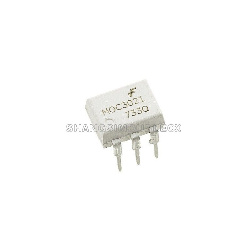 5PCS DIP MOC3021 Random Phase Optoisolators Triac Driver Output NEW