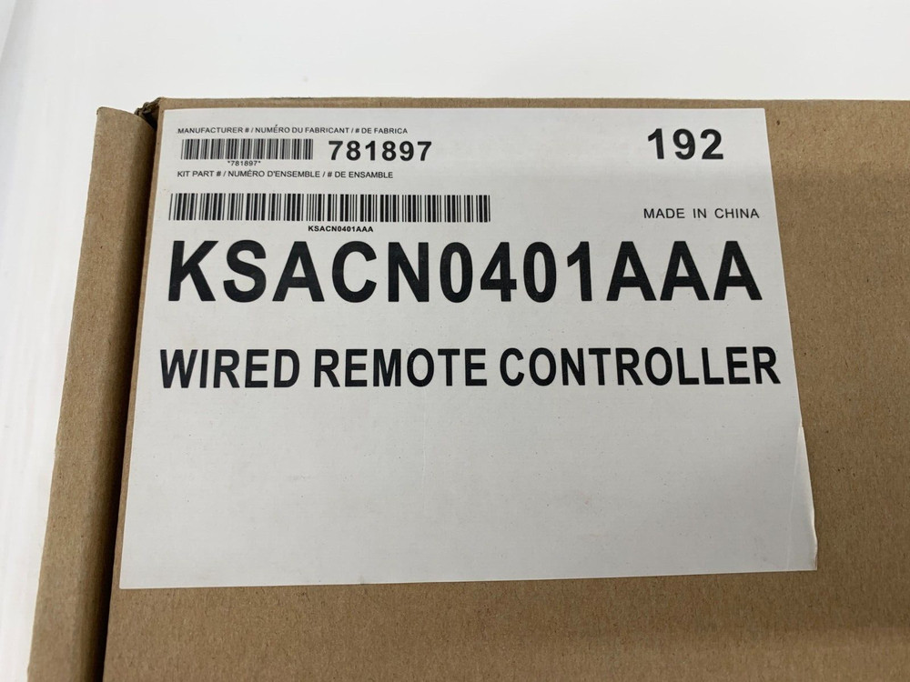 Carrier KSACN0401AAA Wired Remote Controller 7-Day Programmable Ductless Splits