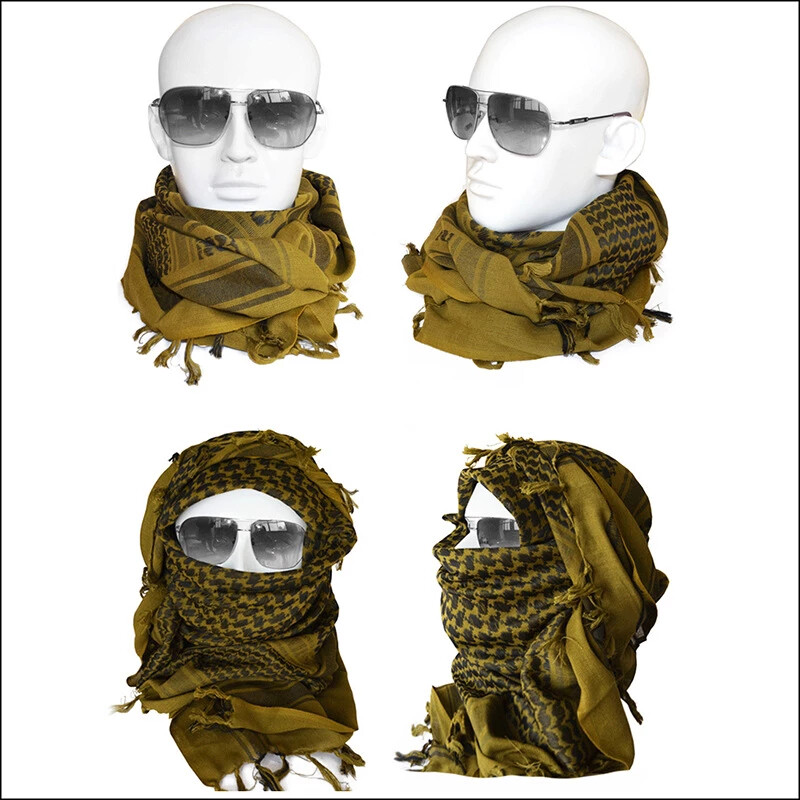 Shemagh Arab Keffiyeh Military Tactical Men's Shawl Wrap Scarf Scarves 38" x 38"