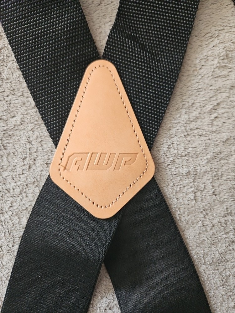 AWP Work Suspenders 2" Adjustable Webbing Black