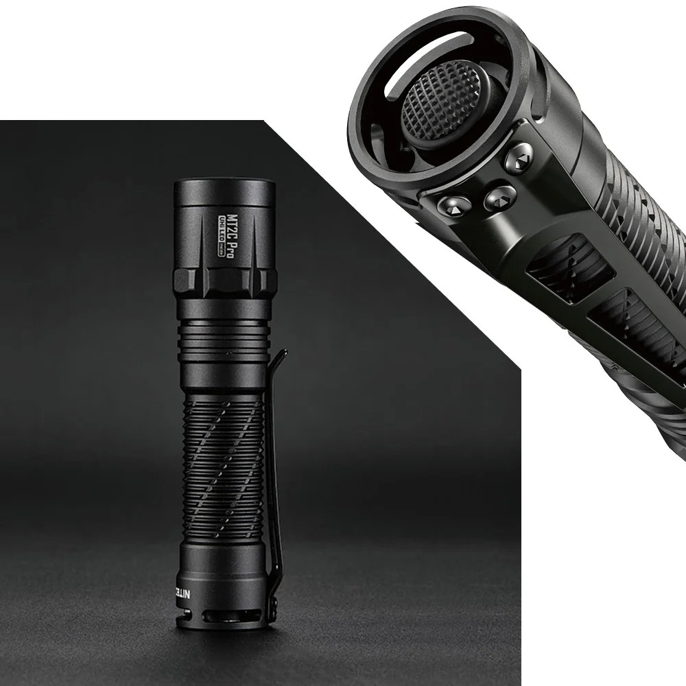 NITECORE MT2C Pro Tactical Flashlight UHi20 LED Inside Rechargeable Torch Light