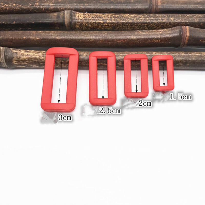 Nylon Plastic Rectangle Square Ring Buckles Loop Backpack Bag Strap Pet Webbing