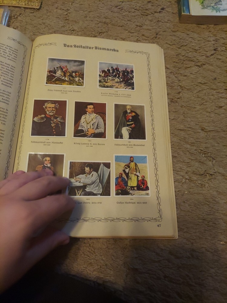 Ww1 German Card Book Completed