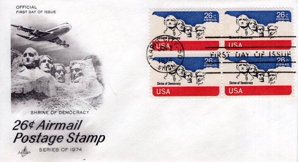 26 CENT AIRMAIL POSTAGE STAMP  - 1974 - DC2971