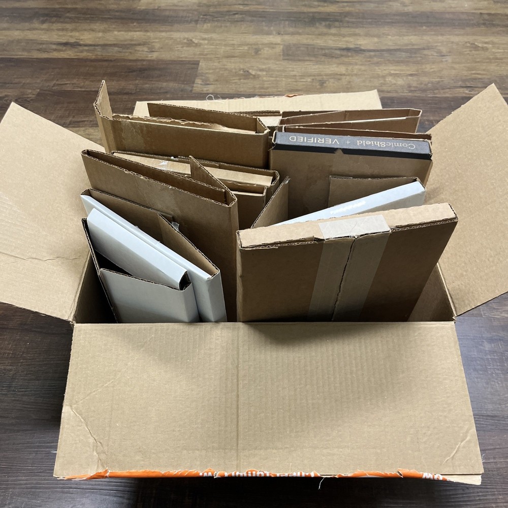 Assorted Comic Book Mailer Boxes-13 Boxes Lightly Used
