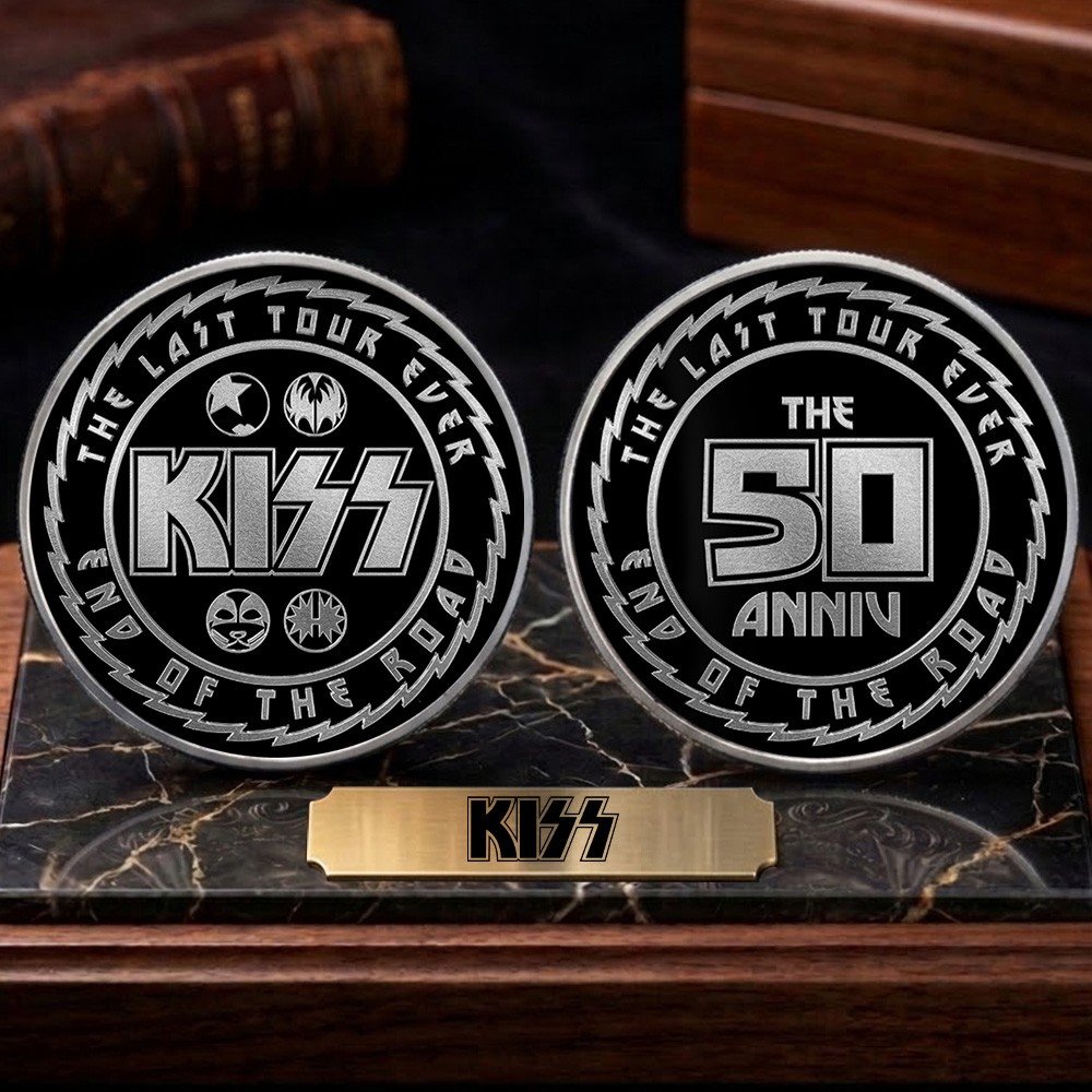 3Pcs KISS Commemorative Coin