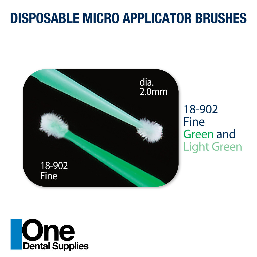 Dental Disposable Micro Applicator FINE Brushes Dispenser Pack 2000 pcs