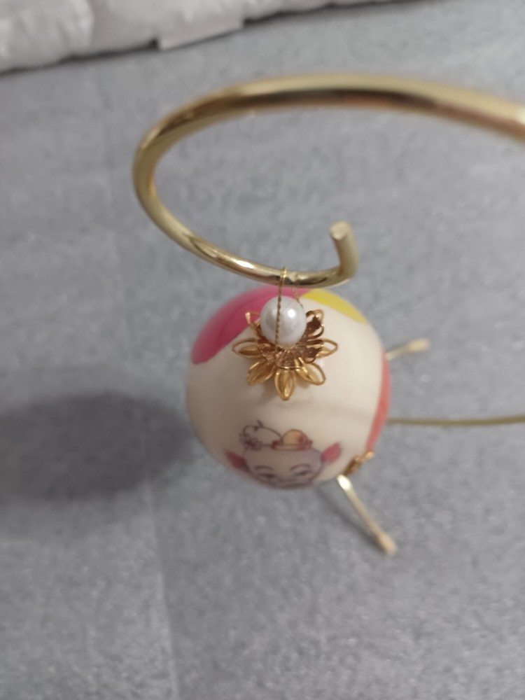 Hand Painted Ceramic Egg Clown Faces with Stand