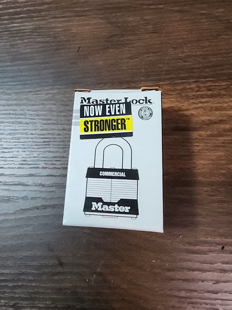 MASTER LOCK 3KA-3252 Keyed Padlock, 5/8 in,Rectangle,Silver 48WL05