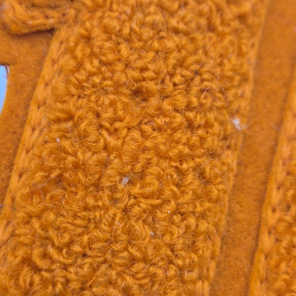 Large Vintage Letterman Varsity Patch | Orange | Lowe & Campbell