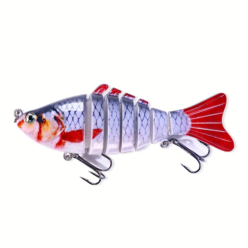 10 - Piece Multi - Section Artificial Lures, Bionic Wobbler Baits for Fishing