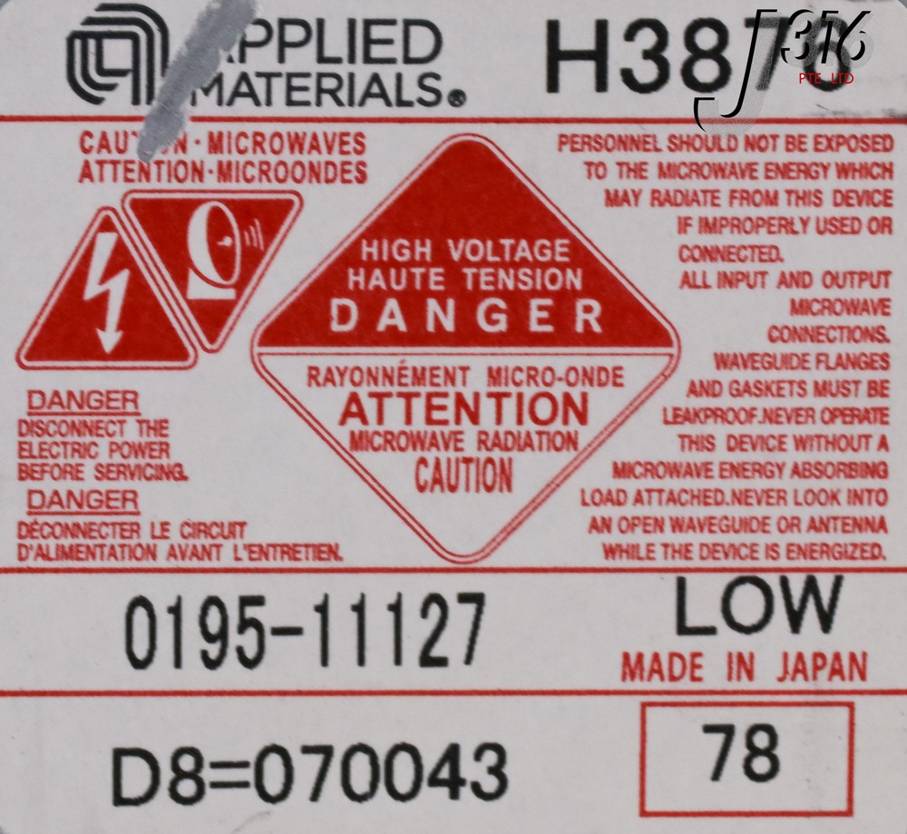 14211 APPLIED MATERIALS UV-CURING 0195-11127