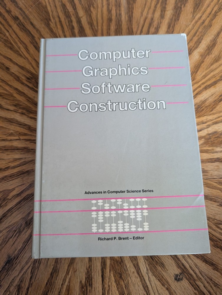 Computer Graphics Software Construction BOOK J Rankin IBM APPLE TANDY CLONE 1989