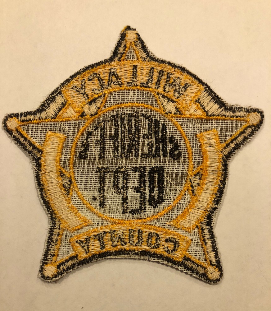 RARE ~ Willacy County Texas Sheriff Patch