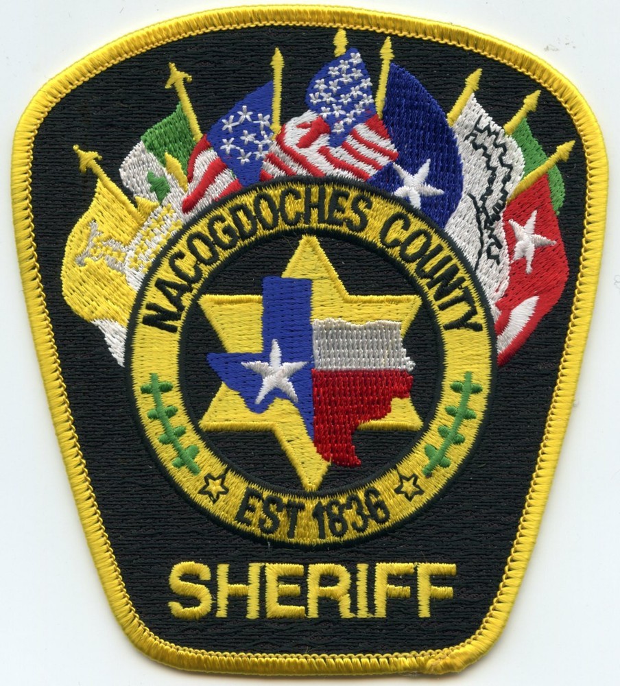 NACOGDOCHES COUNTY TEXAS TX SHERIFF POLICE PATCH