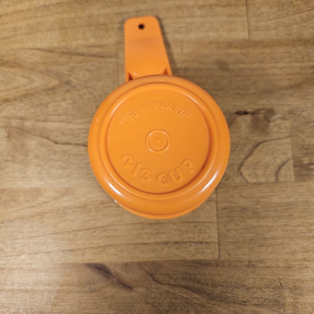 Vintage Tupperware Orange Measuring Cup 2/3 CUP Replacement