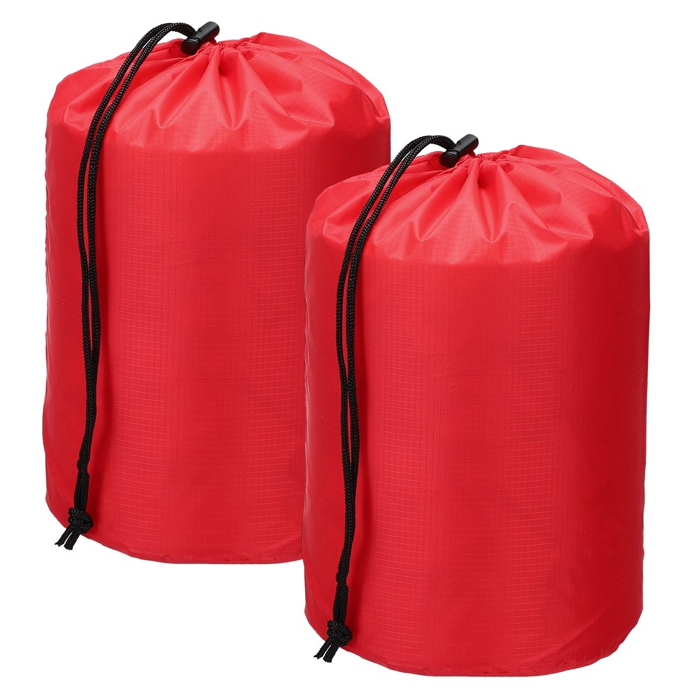 Drawstring Bag, Storage Bags, 5x10" & 2Pcs & Red