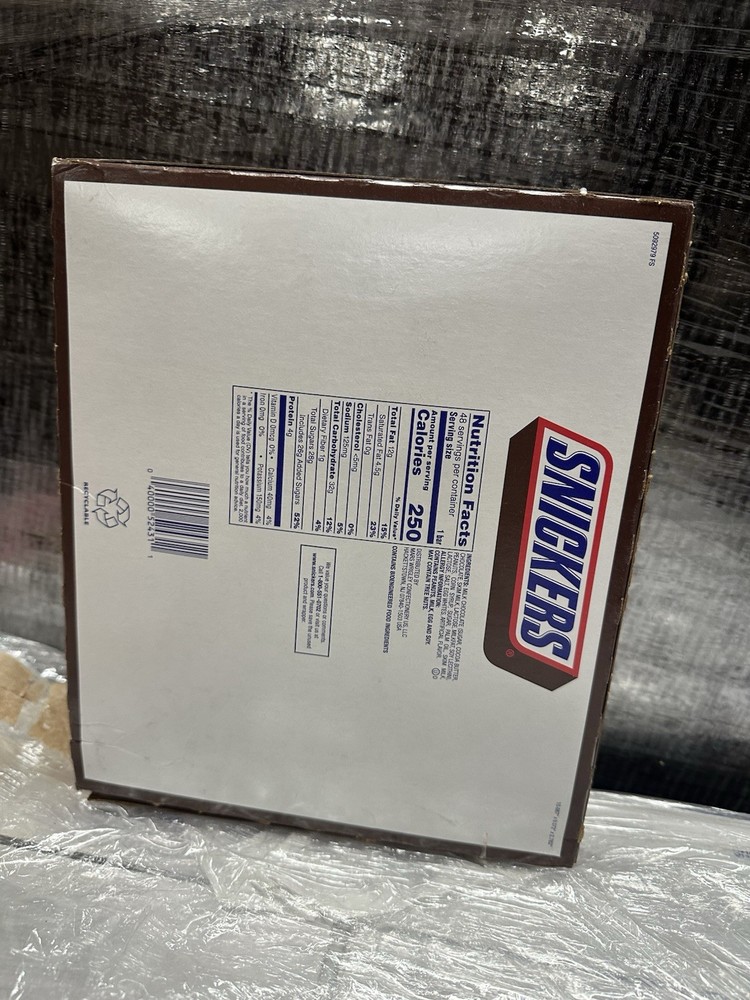 SNICKERS REGULAR SIZE 48CT