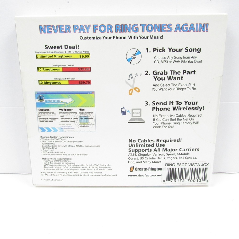 Ringfactory PC CD ROM BRAND NEW