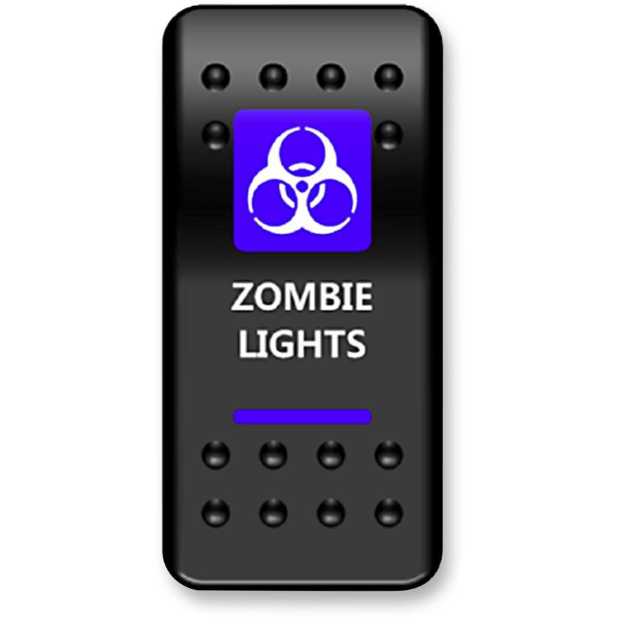 Moose Rocker Switches - Blue, Zombie Light