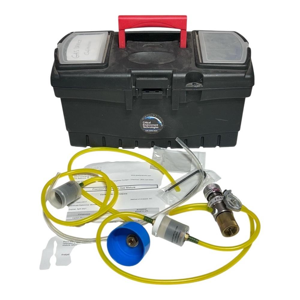 Critical Environment Technologies Gas Detection Calibration & Bump Testing Kit