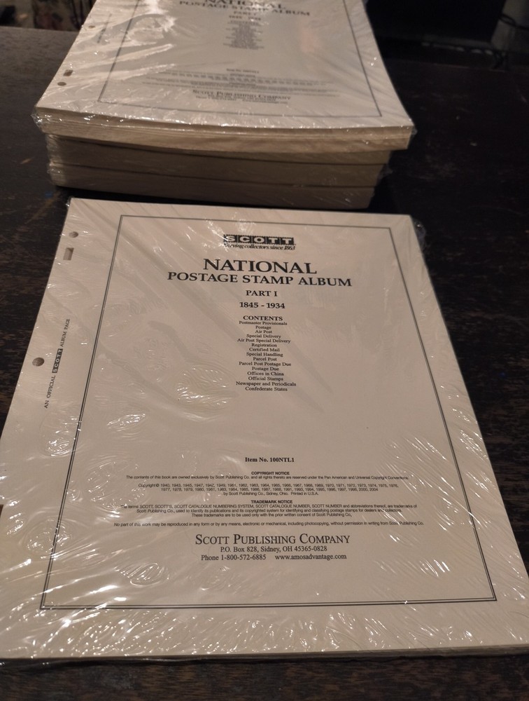 Scott National US Page Set Part I 1845-1934 100NTL1.New Sealed!