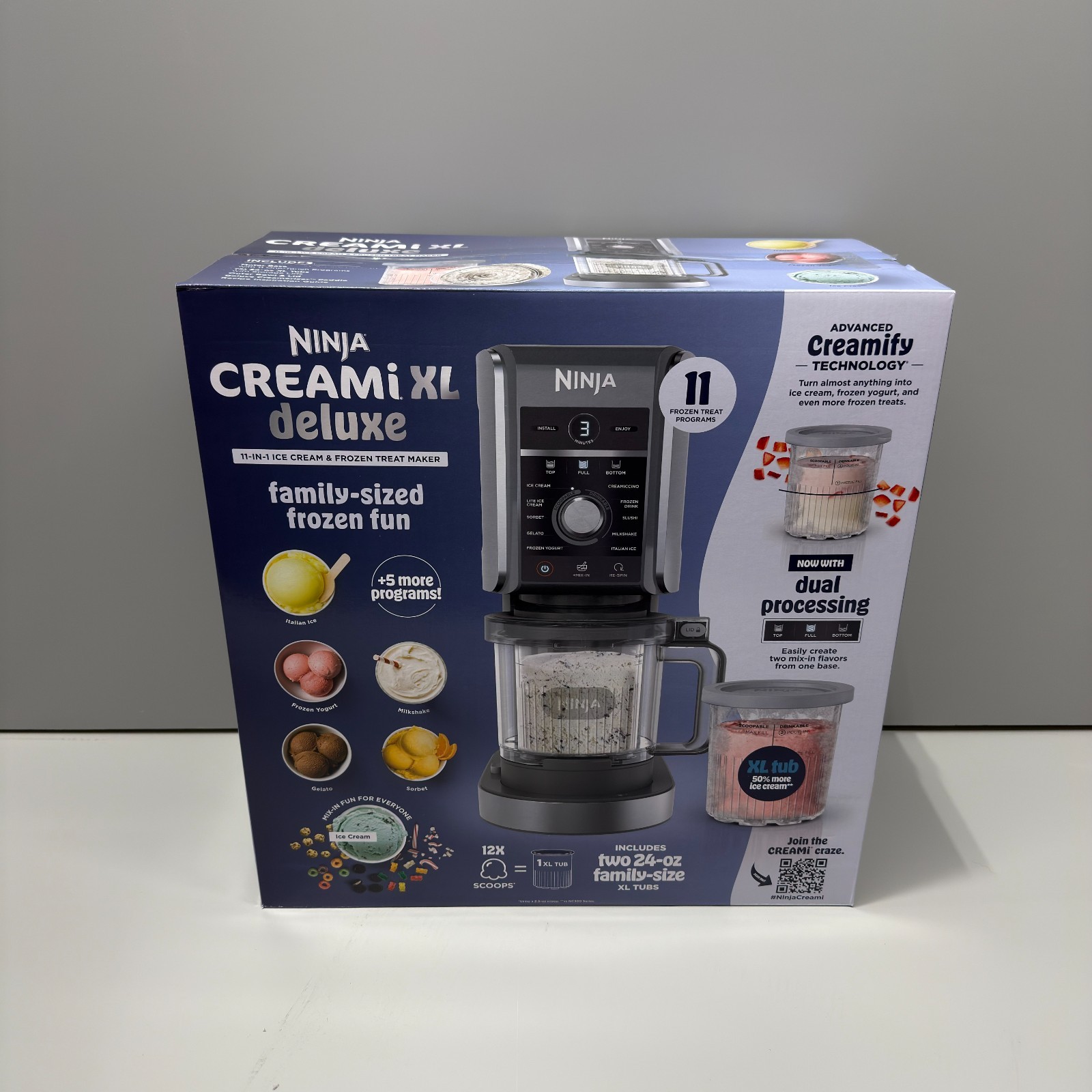 (BRAND NEW) Ninja CREAMi Deluxe Ice Cream Maker NC501 (FREE SHIPPING)