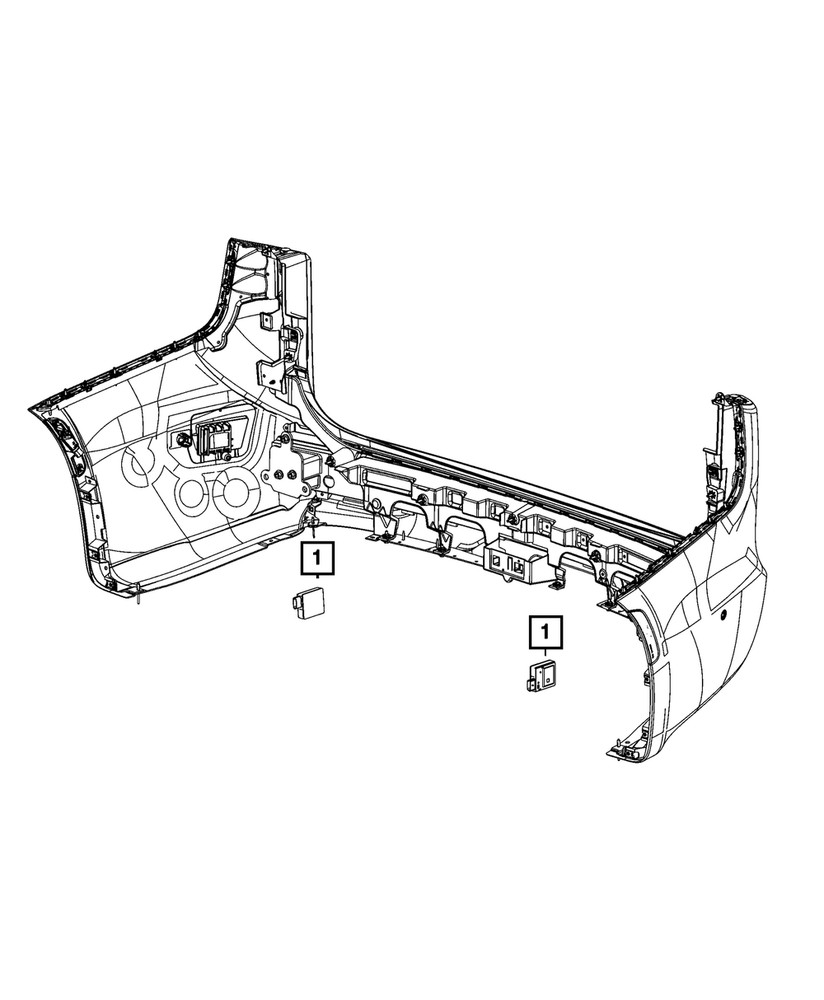 Genuine Mopar Blind Spot Detection Module 68668931AA