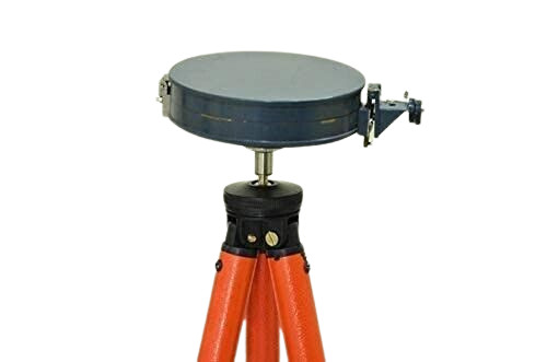 Indian Made Prismatic Compass For Basic Survey & Topography 4" w/ Fold Tripod