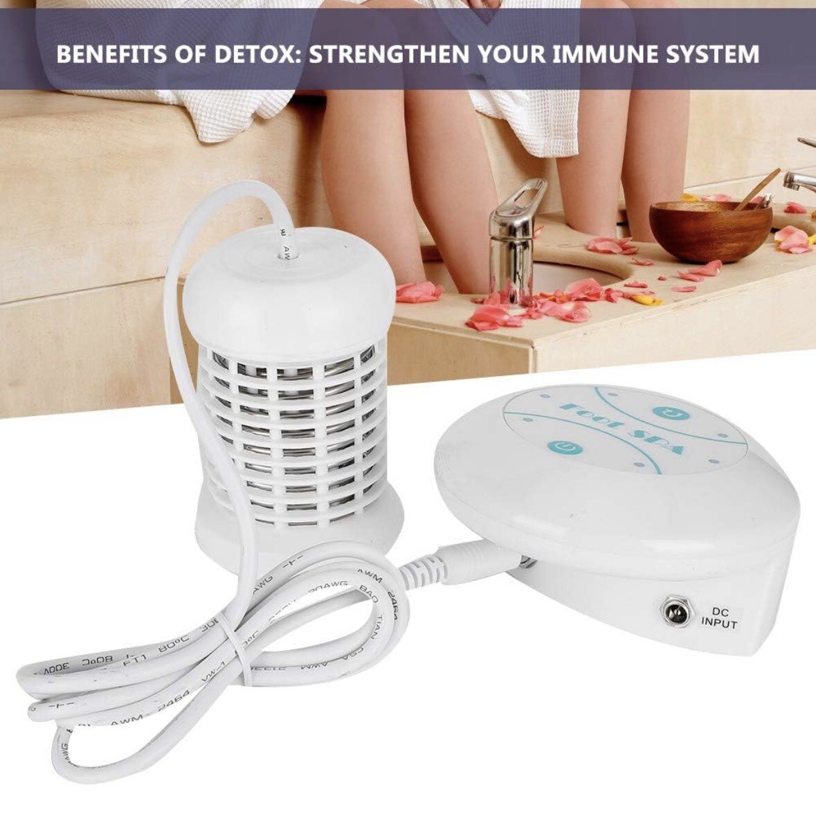 Ionic Detox Foot Bath Machine, Foot Detox Spa Ion Cleanse Chi Machine