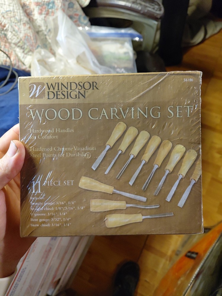 Windsor Design Wood Carving Set 11 Piece Set New Sealed