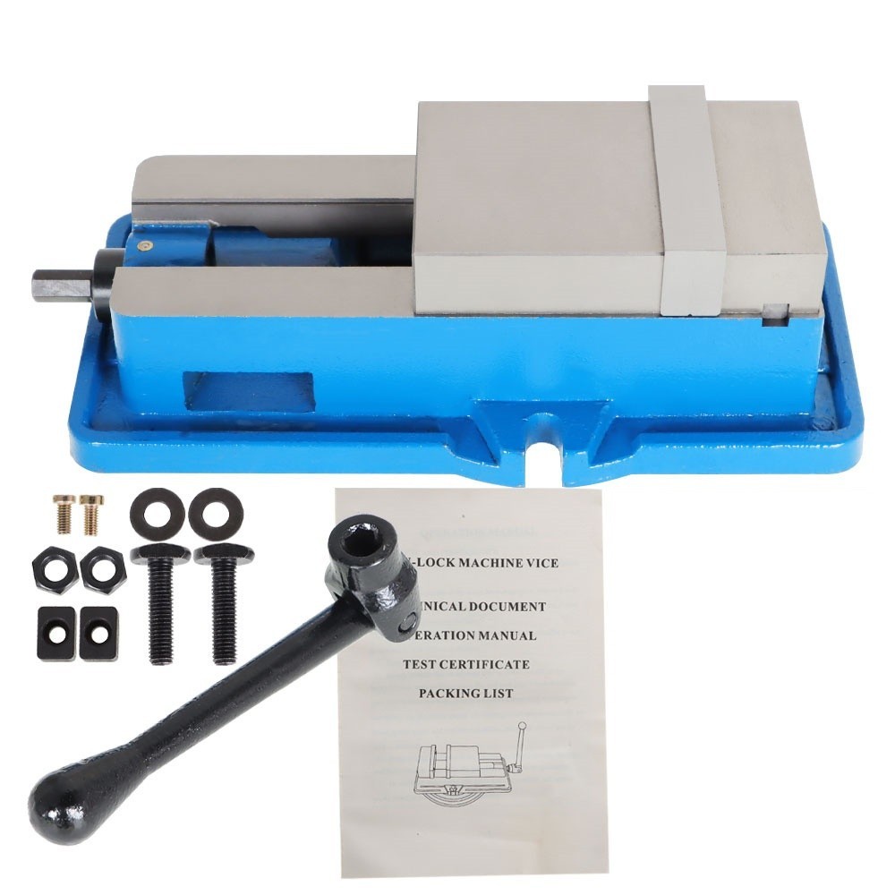 4" Vice Precision Lockdown CNC Milling Machine Bench Vise Clamping Without Base