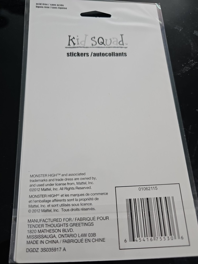 Kid Squad - Monster High - 66 Sticker Set