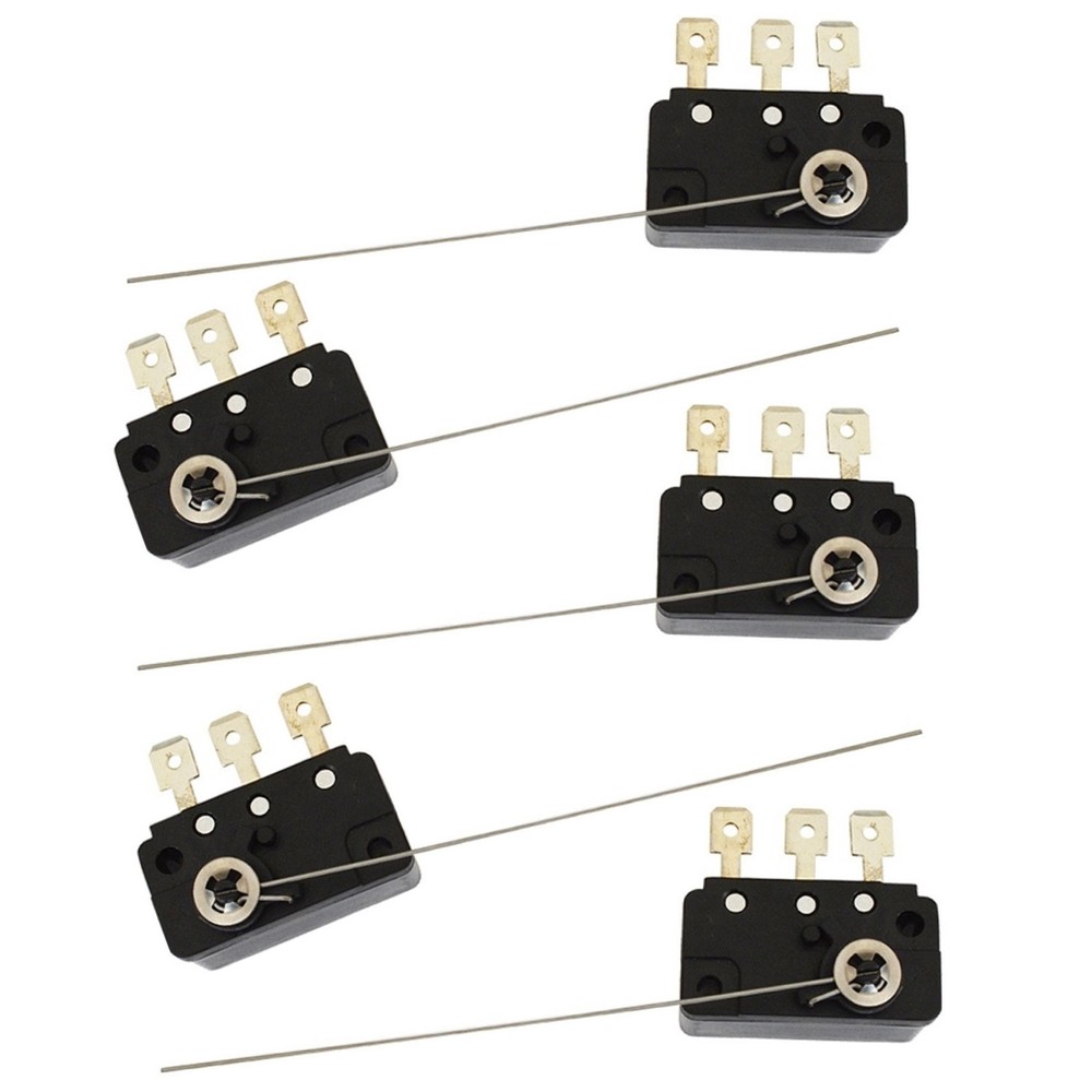 5Pack 4.8mm Long Hinge Microswitch Arcade Change-Coin Acceptor Micro Switch E