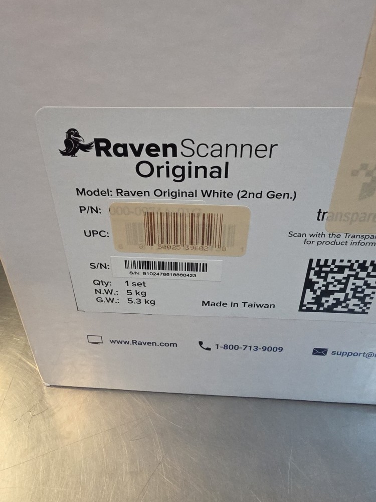 Raven Original 2nd Gen Duplex Document Scanner 8" Touchscreen - See Description