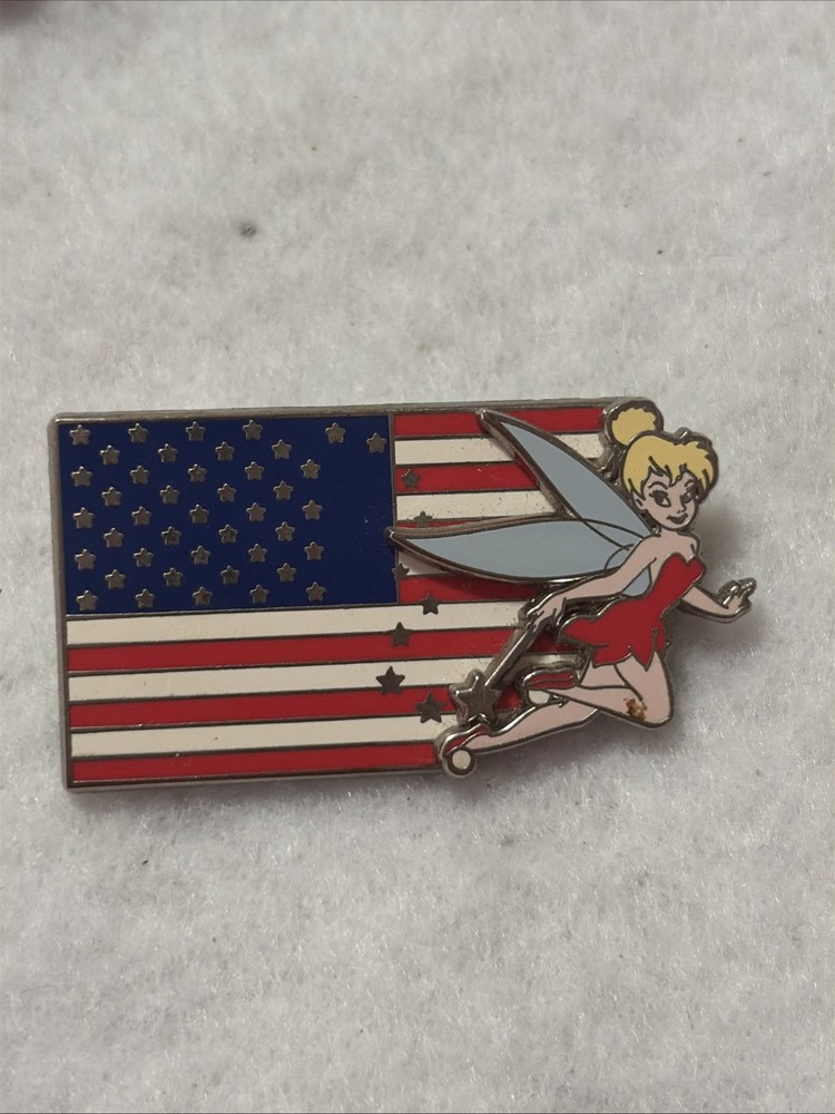 Disney 2009 Tinker Bell American Flag Pin