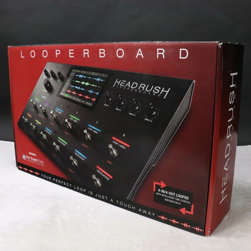 HEADRUSH Looperboard Looper Effects Processor Pedal