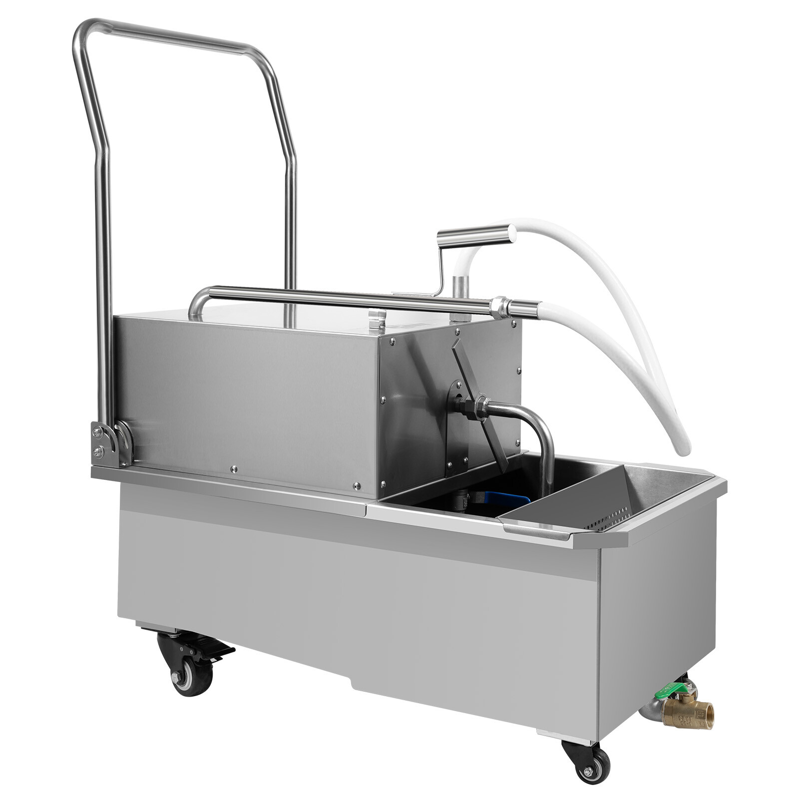 Commercial Fryer Oil Filter Cart Machine Kitchen Oil Filter System USA