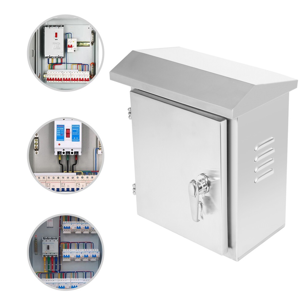 Silver Electrical Box Stainless Steel Electrical Box Wall Mount Junction Box