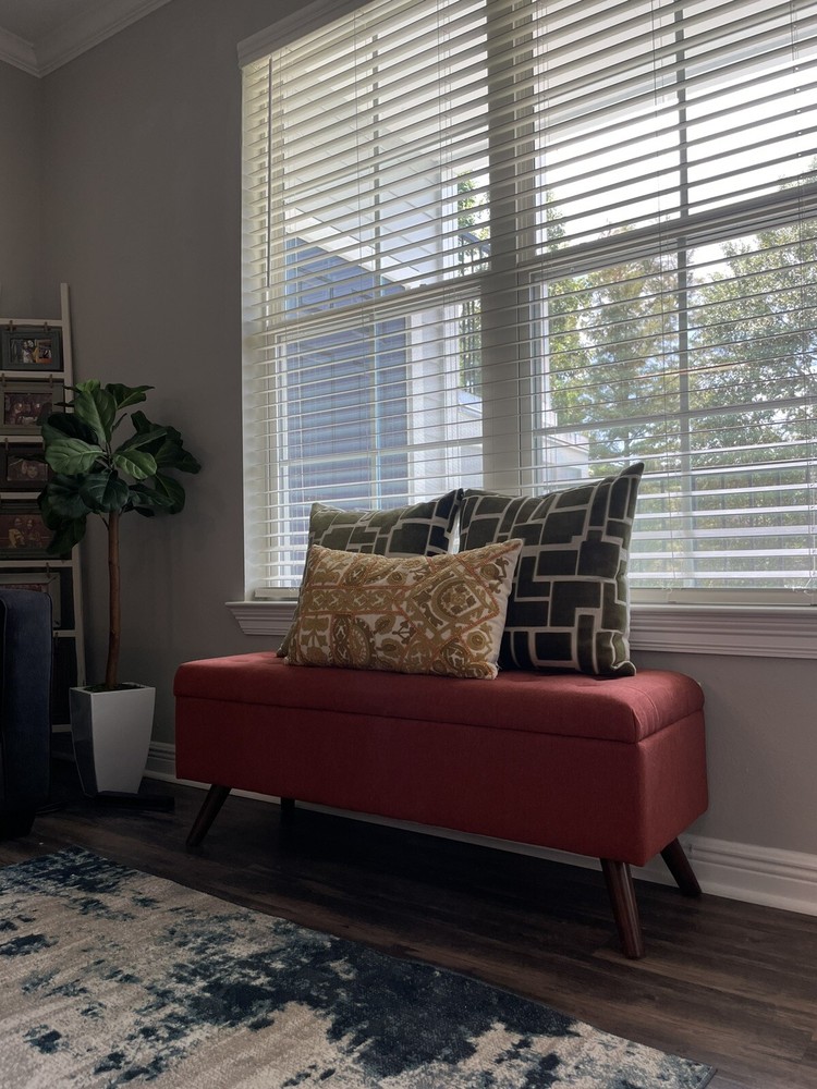 Arthur Tufted Storage Bench with Storage Threshold" (NEW / ASSEMBLED)